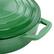 Alt View 5. MegaChef - MegaChef 2 Quart Round Enameled Cast Iron Braiser Pan in Green - Green.