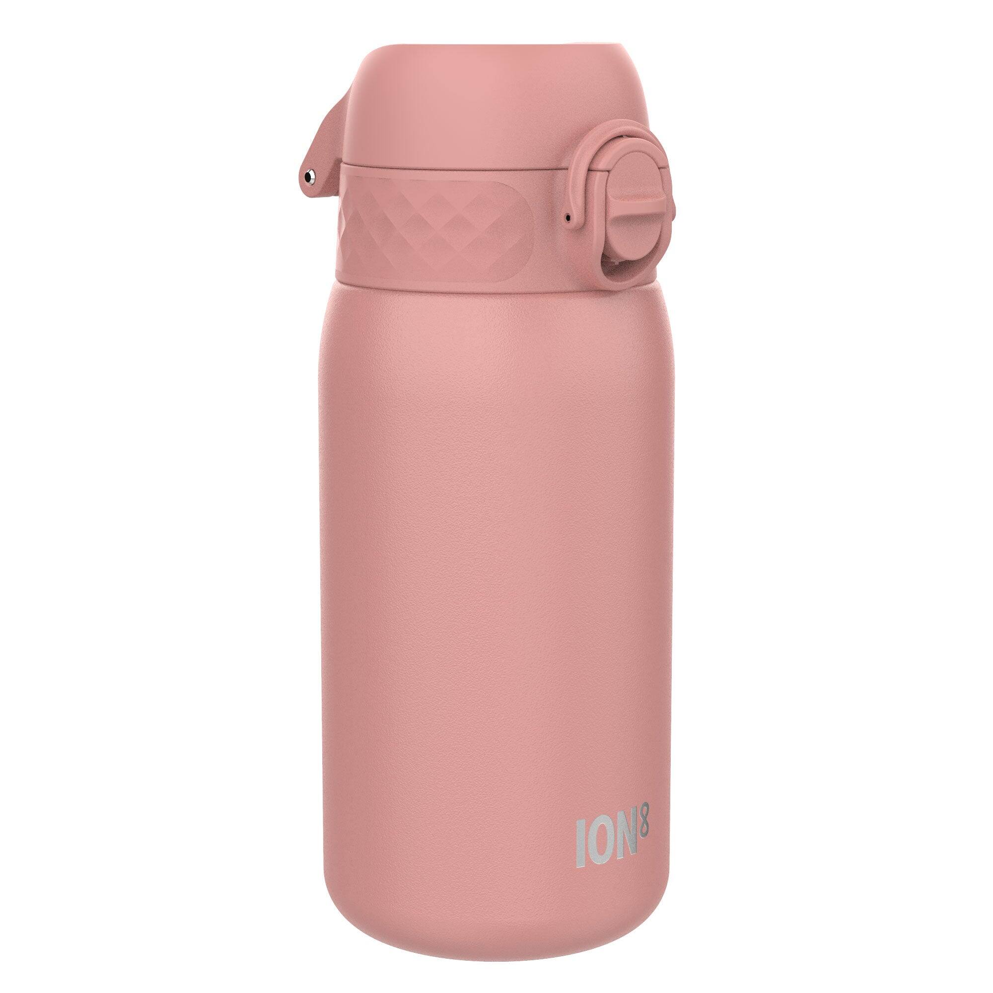 Front. Ion8 - ION8 Single Walled Stainless Steel Water Bottle - 13oz - Ash Rose.