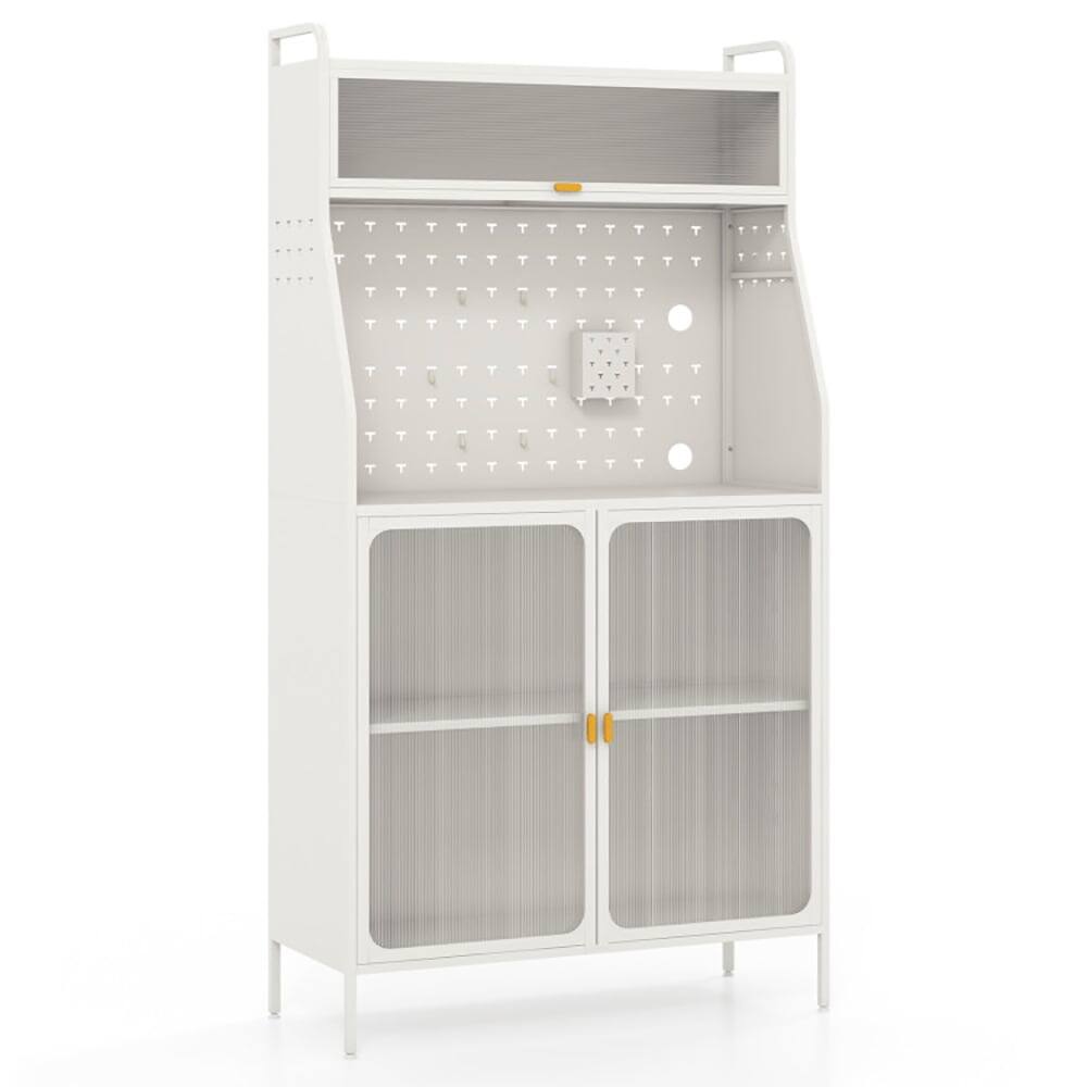 Kadyn 5 Tier Metal Baker's Rack with See through Flip up Door and ...