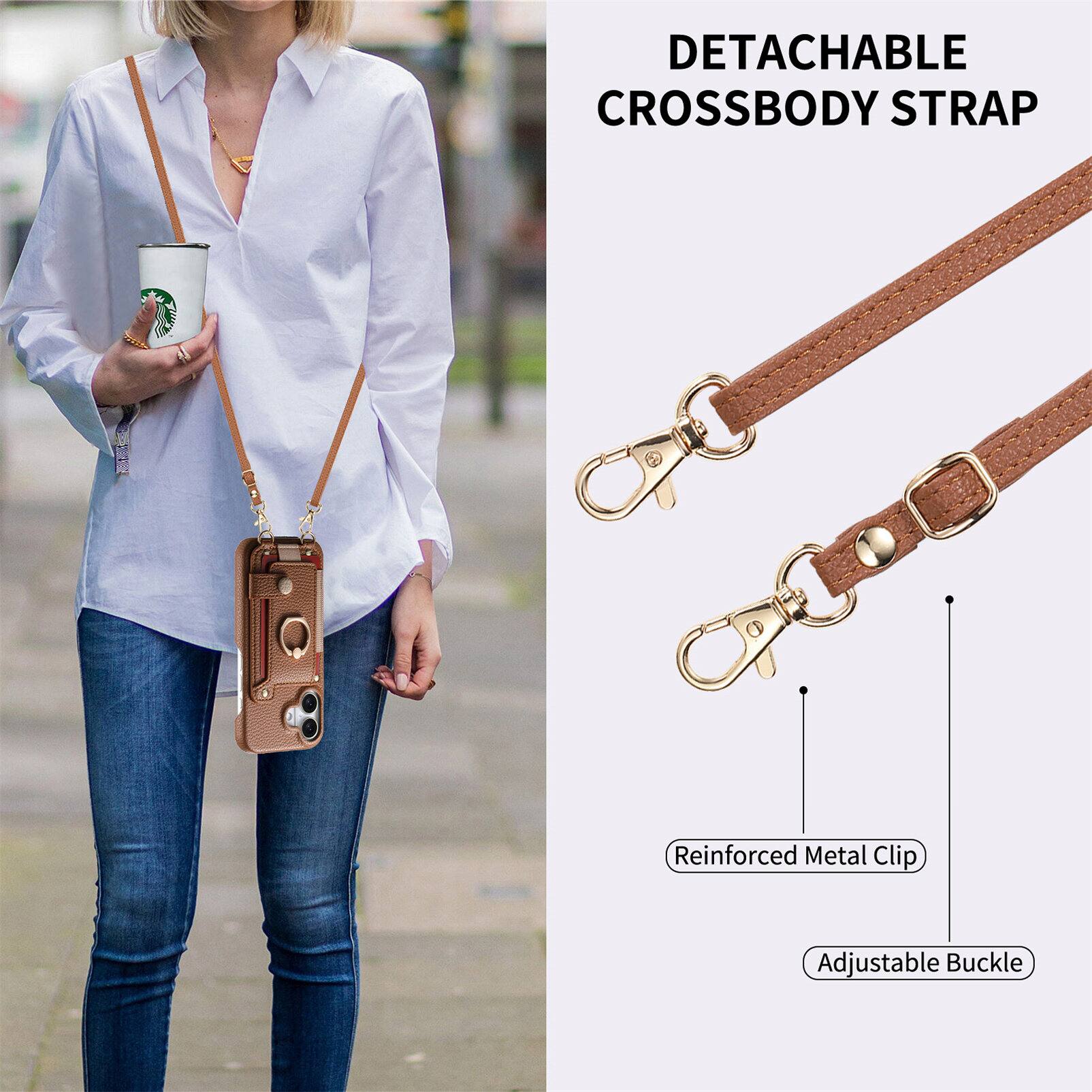 DETACHABLE CROSSBODY STRAP

Reinforced Metal Clip

Adjustable Buckle