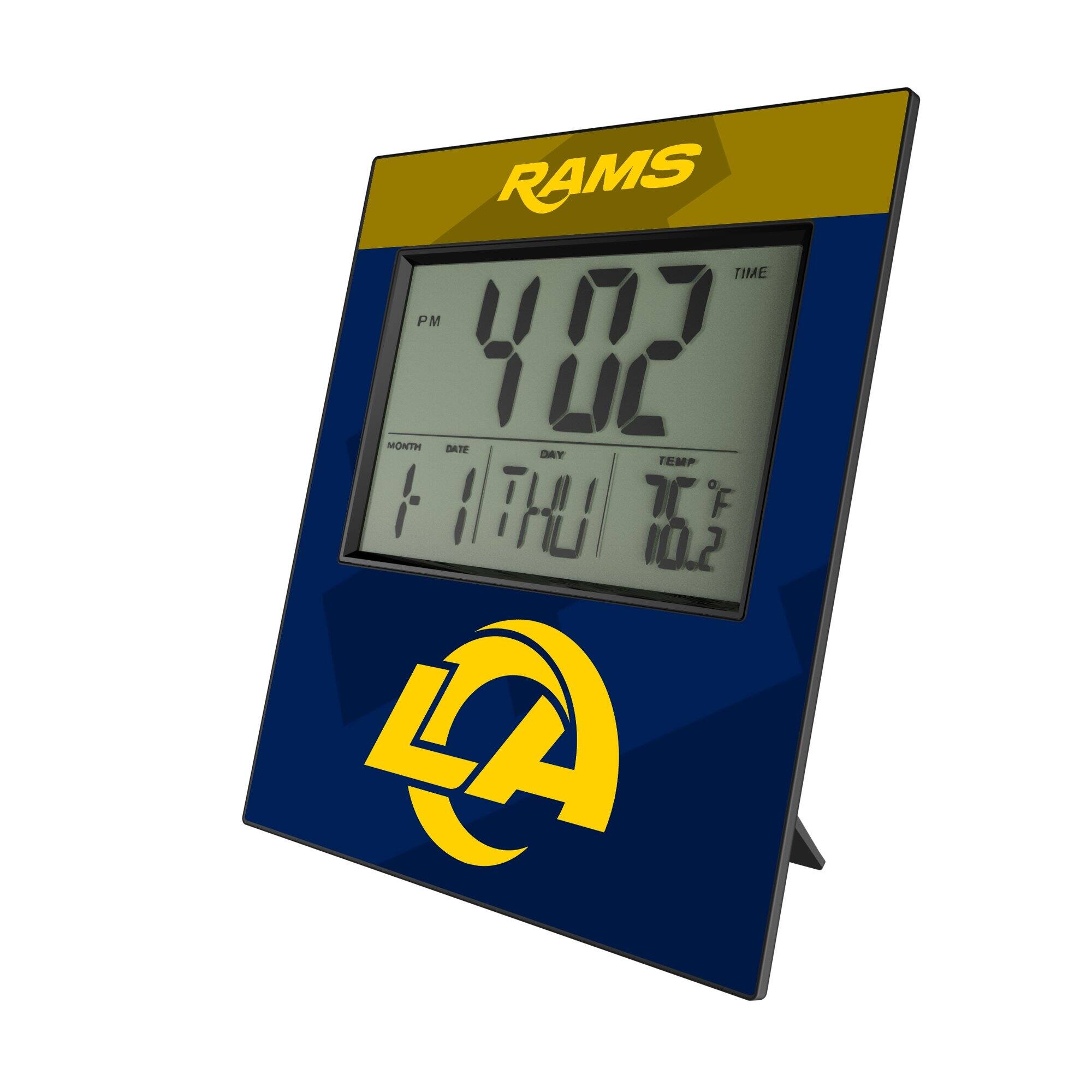 RAMS TIME PM 4:02 MONTH DATE DAY TEMP 1 1 THU 76.2 F