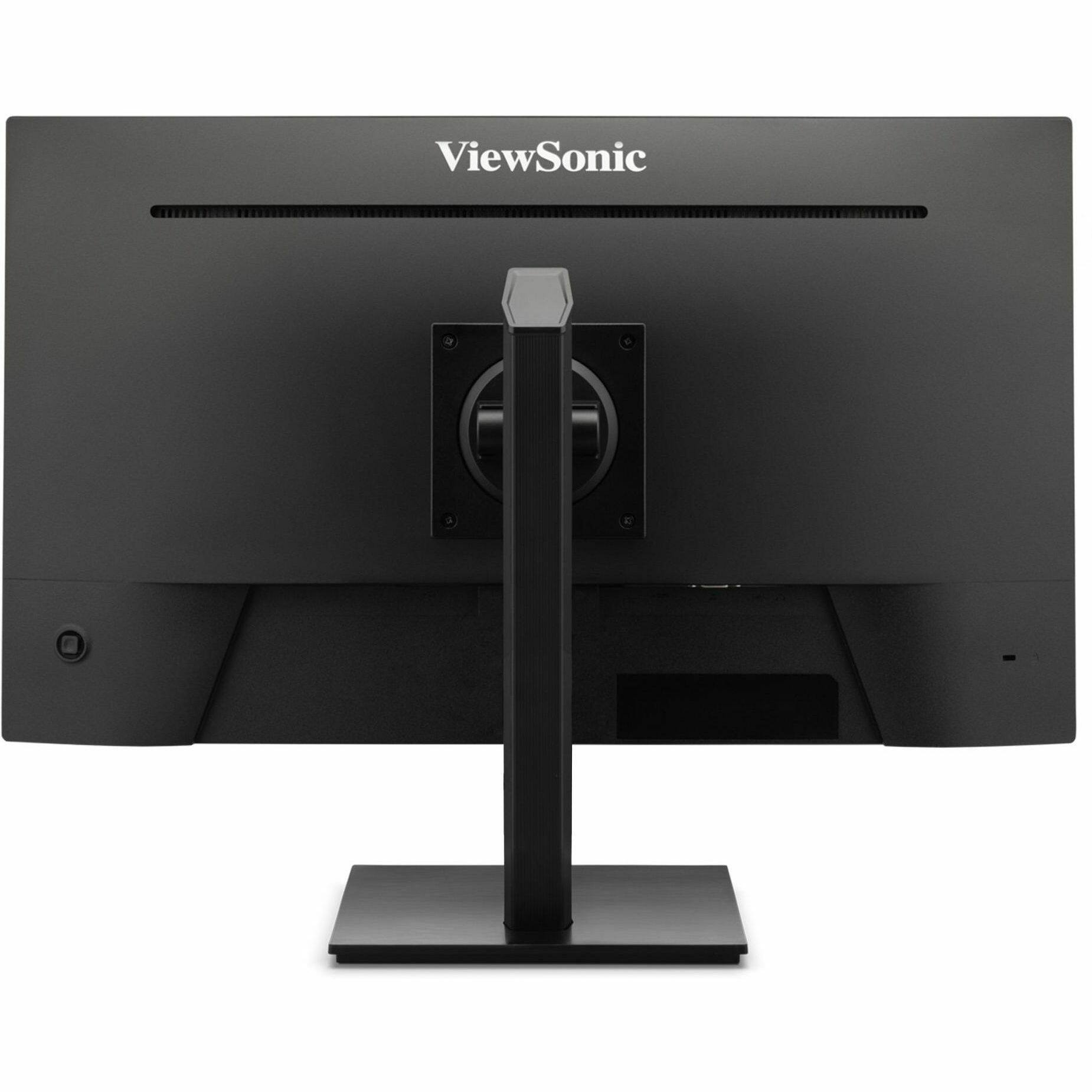 Alt View 4. ViewSonic - Viewsonic VA2748-MHJ 27 Inch IPS 1080p Monitor with 120Hz, Advanced Ergonomics, Eye Care, HDMI, and VGA Inputs for Home - Black.