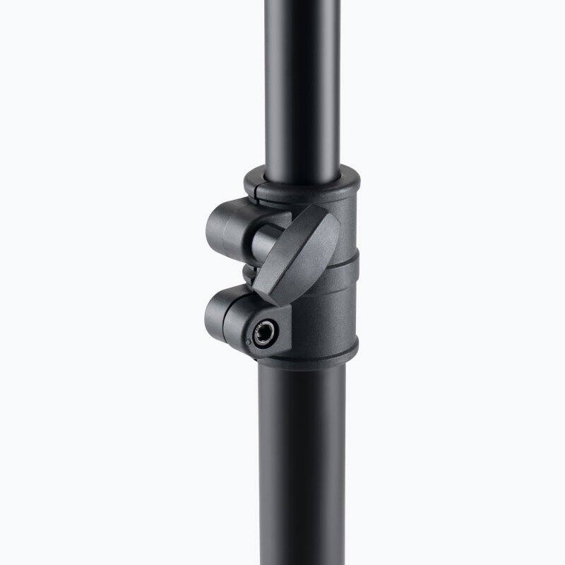 Alt View 5. On Stage Stands - On-Stage SM7312W Conductor Music Stand with Wide Wooden Bookplate - Black.