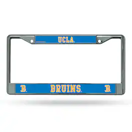 Rico Industries - UCLA Bruins - 12" x 6" Standard Size - Chrome Metal License Plate Frame - Multi