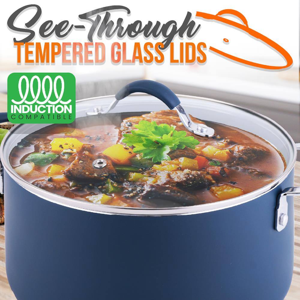 See-Through TEMPERED GLASS LIDS  
INDUCTION COMPATIBLE