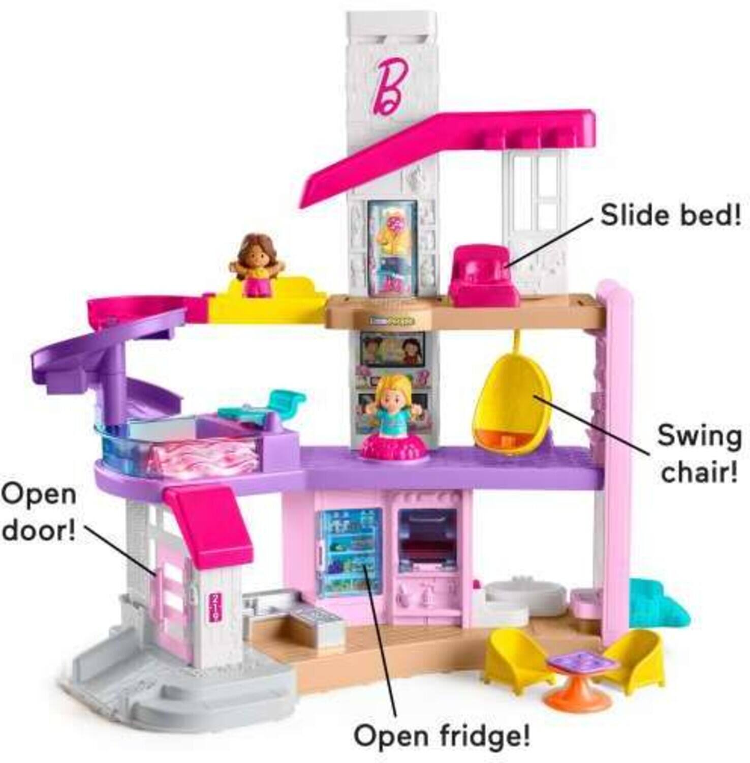 Slide bed! Open door! Swing chair! Open fridge!