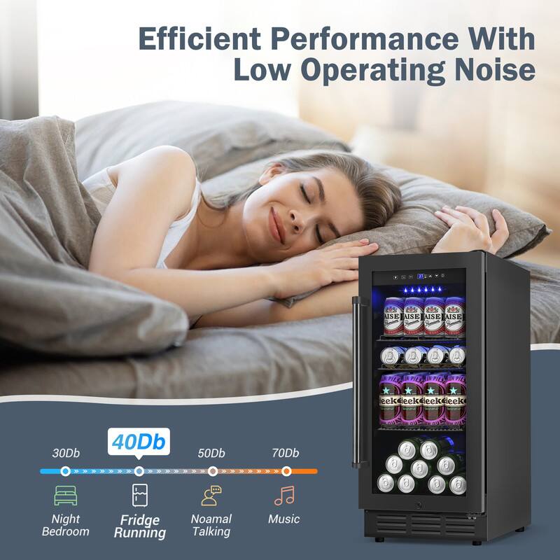 Efficient Performance With Low Operating Noise

30Db - Night Bedroom  
40Db - Fridge Running  
50Db - Noamal Talking  
70Db - Music