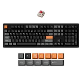 Keychron - P6 Ultra 8K 100% Full-Metal Wireless Mechanical Keyboard with Hot-Swappable Switches - Black