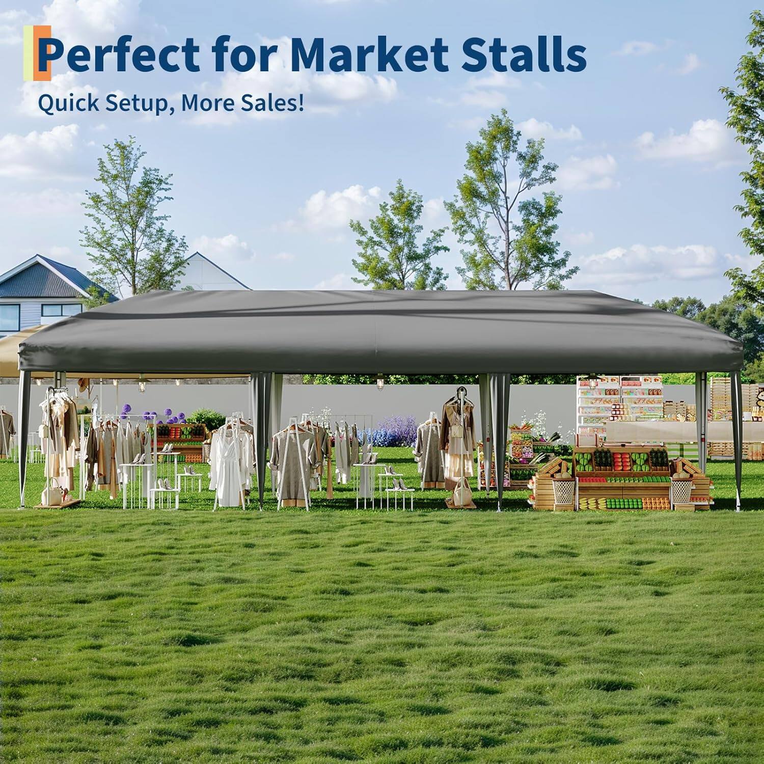 Perfect for Market Stalls  
Quick Setup, More Sales!