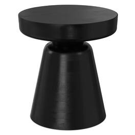 Simpli Home - Robbie 16 inch Wide Solid Mango Wood Accent Table - Black
