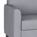 Alt View 5. Alamont Home - Hercules Diplomat Contemporary Leather/Faux Leather Reception Chair - Gray.