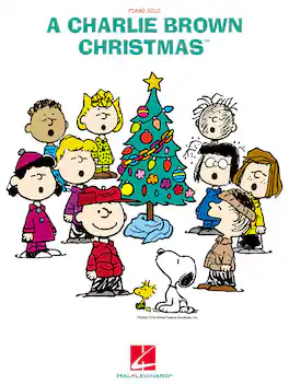 Hal Leonard - A Charlie Brown Christmas Piano Solo Songbook Vince Guaraldi Holiday Music Collection with Peanuts Illustrations