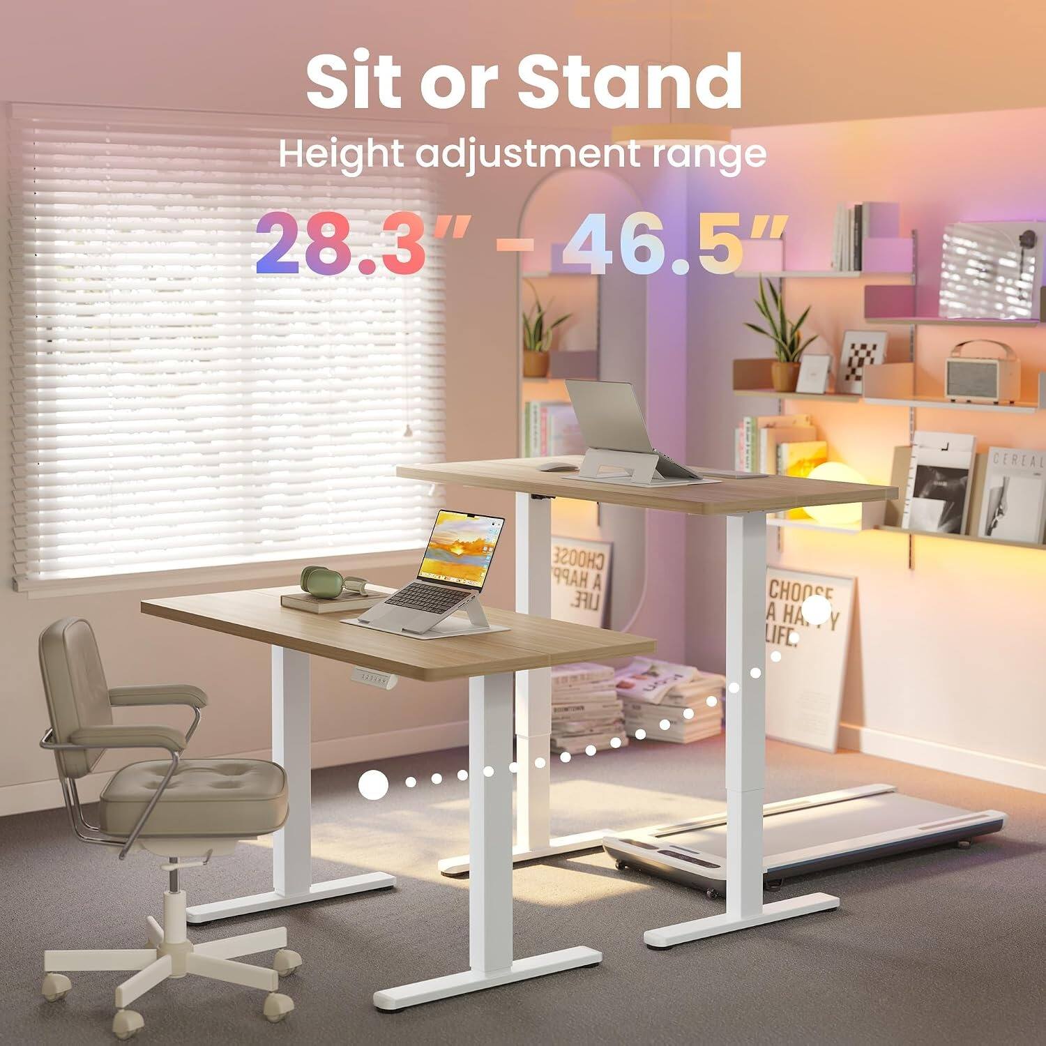 Sit or Stand  
Height adjustment range 28.3" - 46.5"  

CEREAL  

CHOOSE A HAPPY LIFE.