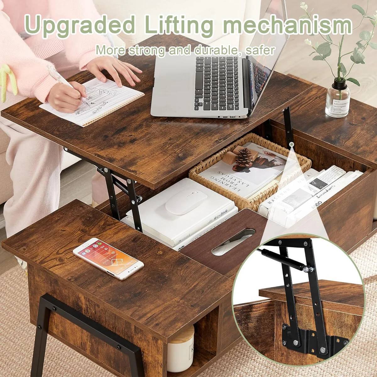 Upgraded Lifting mechanism  
More strong and durable, safer
