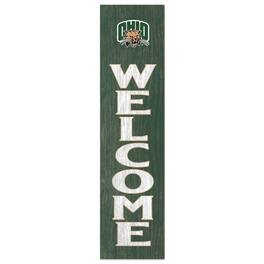 Jardine - Ohio Bobcats 12'' x 48'' Welcome Leaner - Green