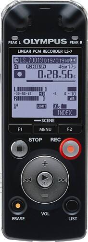 Front Standard. Olympus - Handheld Audio Recorder.