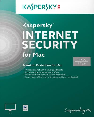 Front. Kaspersky - Kaspersky Internet Security for Mac.