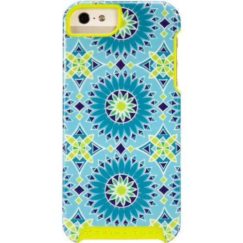 Front Standard. Trina Turk - Echo Dual Layer Case Soleil Aqua.