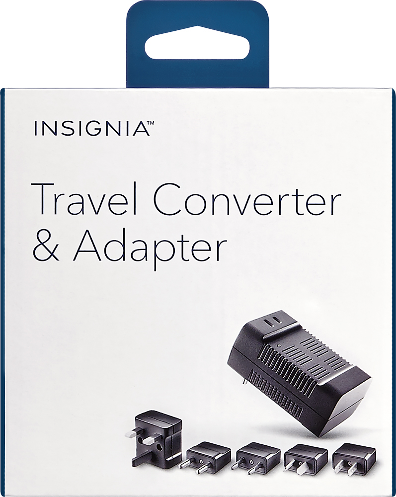 insignia travel adapter & converter