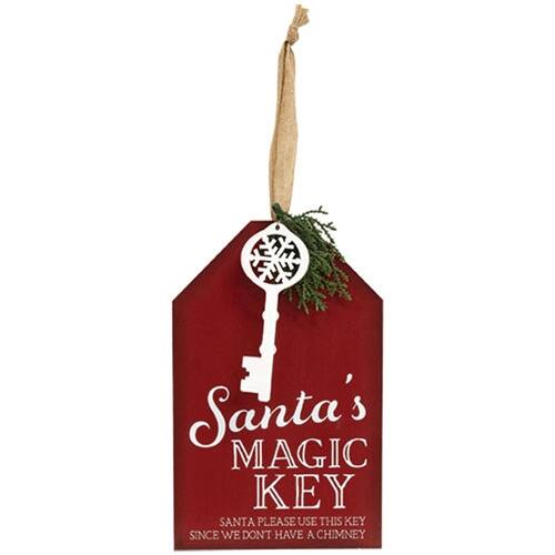 Santa's MAGIC KEY  
SANTA PLEASE USE THIS KEY SINCE WE DON'T HAVE A CHIMNEY