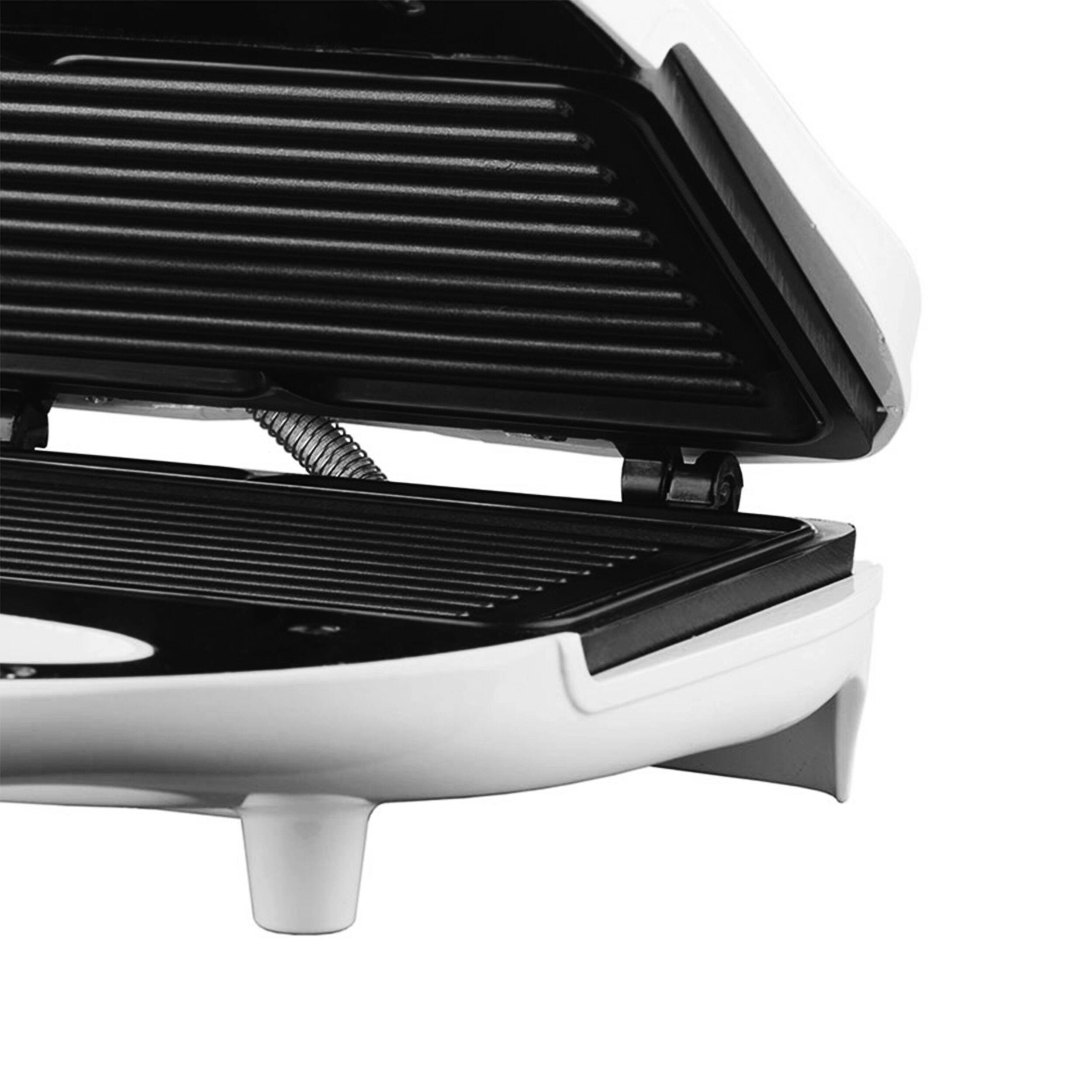 Alt View 2. Brentwood - Brentwood Non Stick Panini Press and Sandwich Maker in White - White.