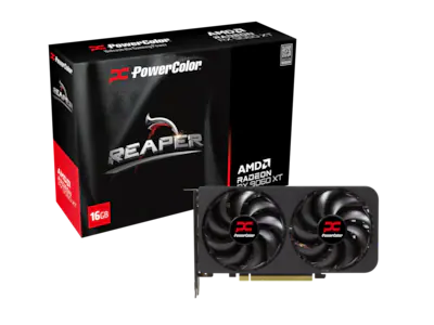 PowerColor Reaper Radeon RX 9060 XT 16GB GDDR6 PCI Express 5.0 x16 PowerColor Reaper Radeon RX 9060 XT 16GB GDDR6 PCI Express 5.0 x16