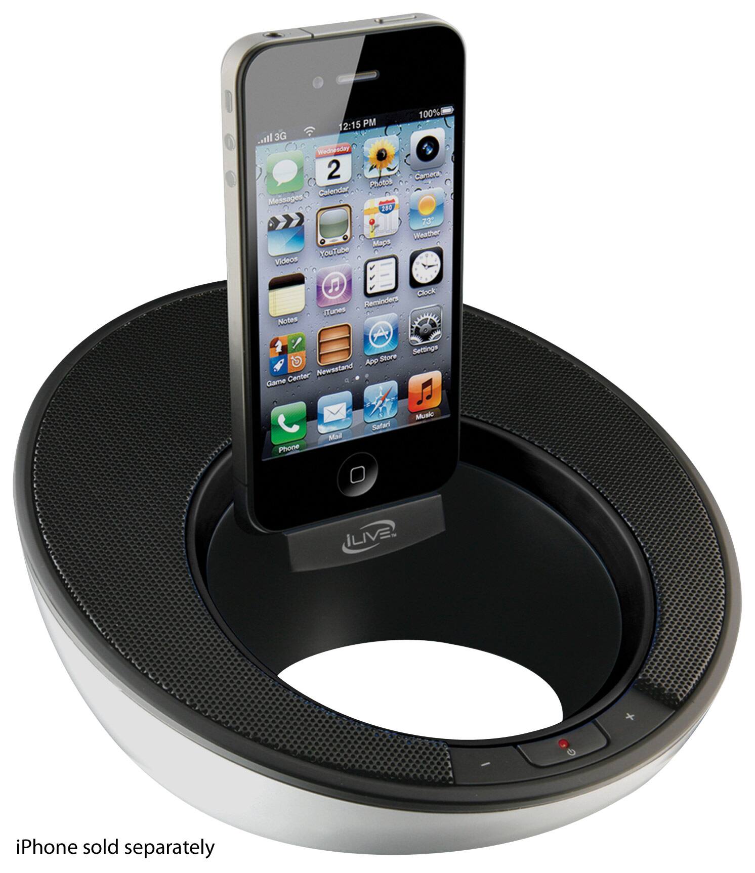 Best Buy iLive Home Music System Silver ISP122S