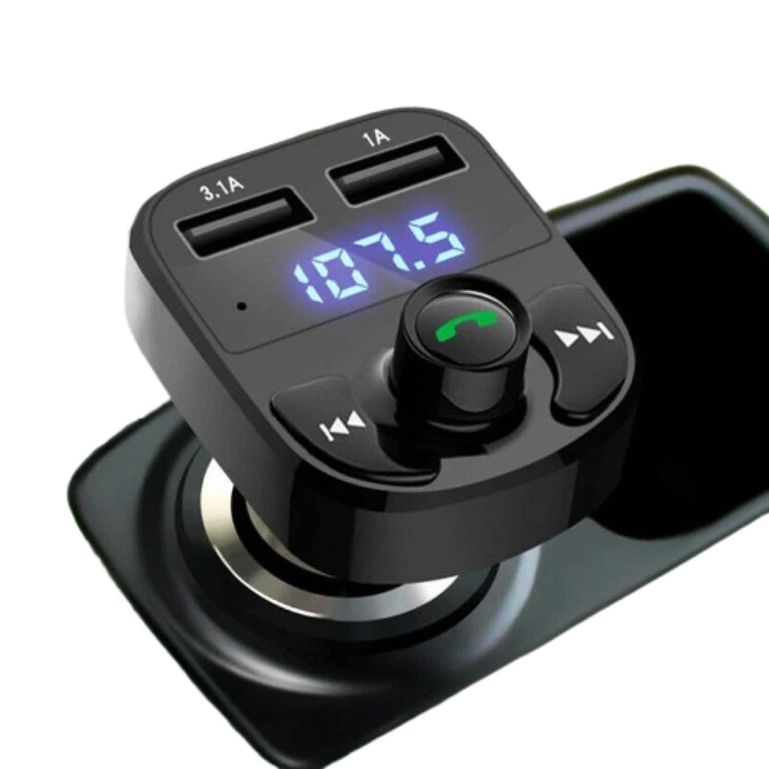 Home Collection - Bluetooth FM Transmitter Car Kit – Wireless Radio Adapter with 2 USB Charger Ports