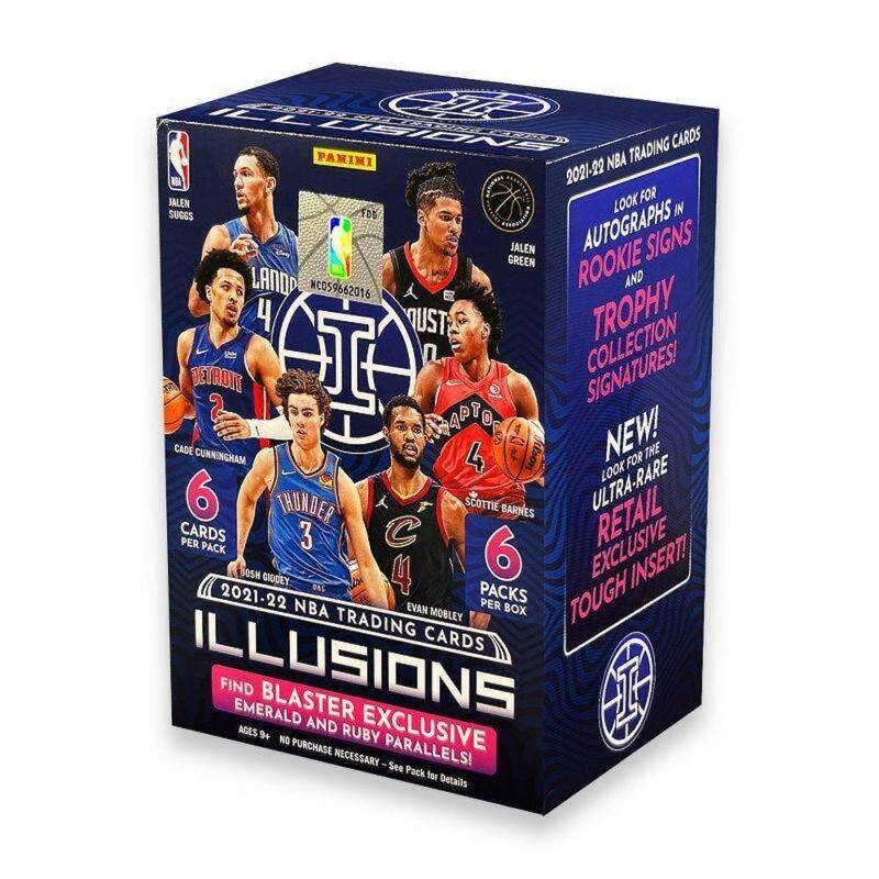 ILLUSIONS TRADING CARDS PAMINI NBA - 2021-22 JALEN LOOK FOR SUGGS FOO IN JALEN AUTOGRAPHS SIGNS GREEN ROOKIE LAND NC05962016 AND 4 OUST TROPHY DETROIT SIGNATURES! 2 APTO CADE CUNNINGHAM 4 fison NEW! FOR THE ULTRA-RARE LOOK 6 THUNDER SCOTTIE BARNES RETAIL CARDS PER PACK 3 C JOSH GIODEY 4 6 EXCL 1 ON PACKS 2021-22 NBA EVAN PER BOX TOUGH TRADING MOBLEY CARDS ILLUSIONS FIND EMERALD BLASTER AGES AND RUBY EXCLUSIVE B+ NO PURCHASE PARALLELSI RECESSARY See Pack ton Details