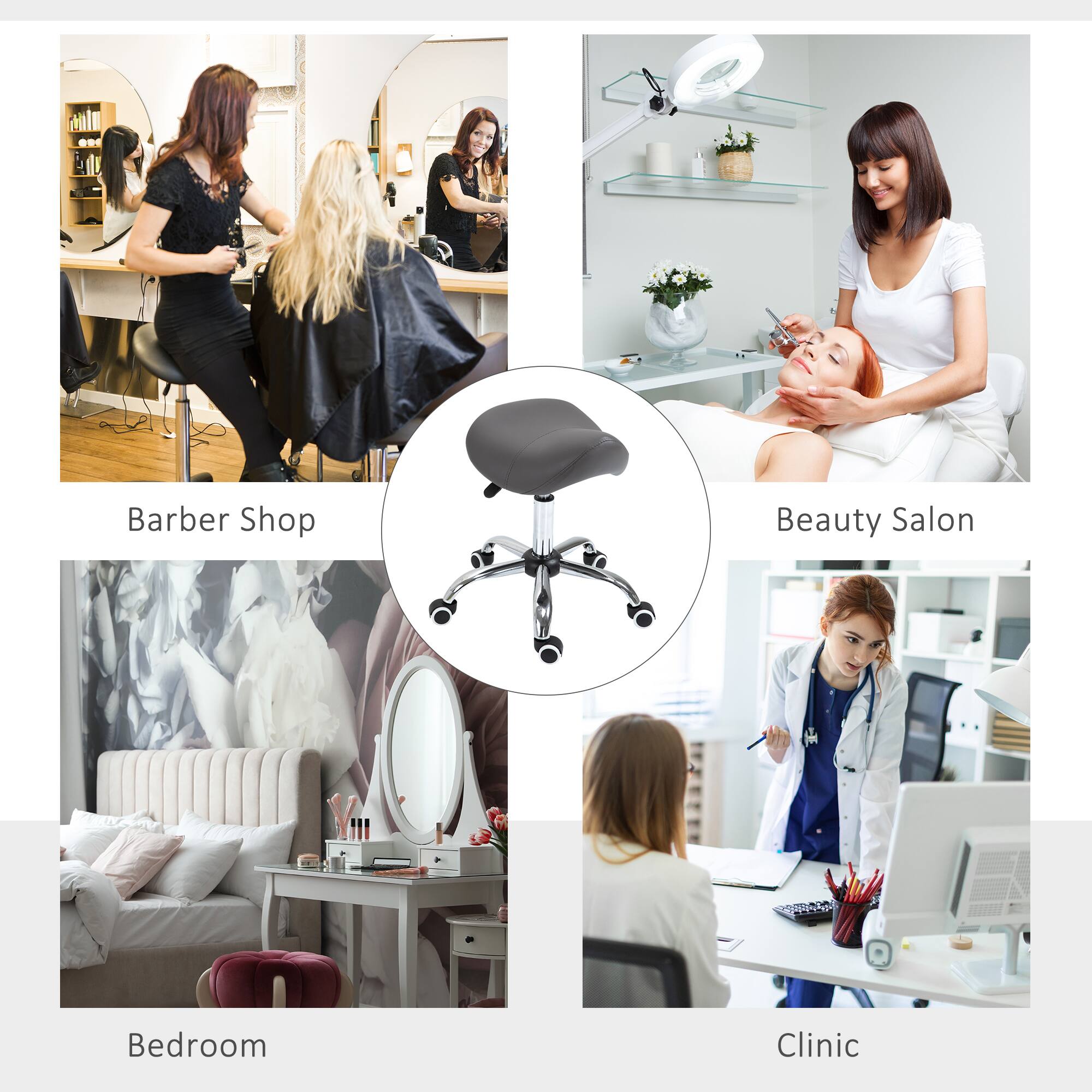 Barber Shop  
Beauty Salon  
Bedroom  
Clinic