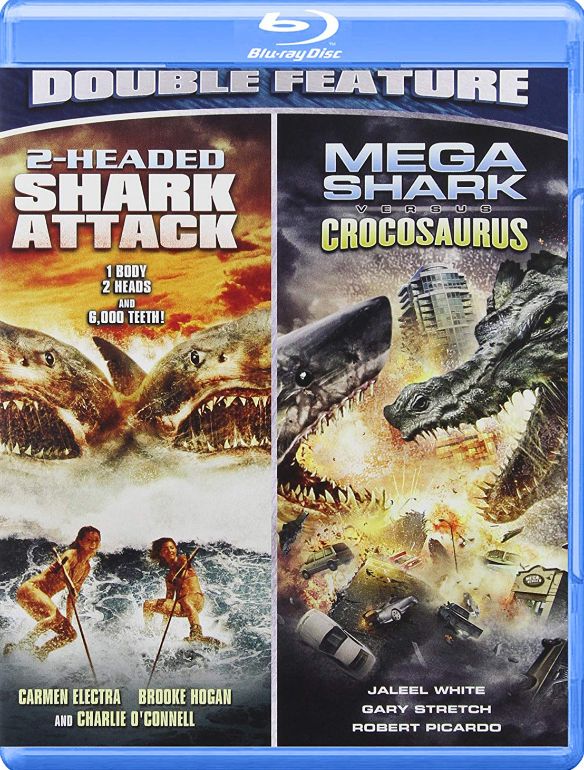  Mega Shark Versus Crocosaurus/2-Headed Shark Attack [Blu-ray]