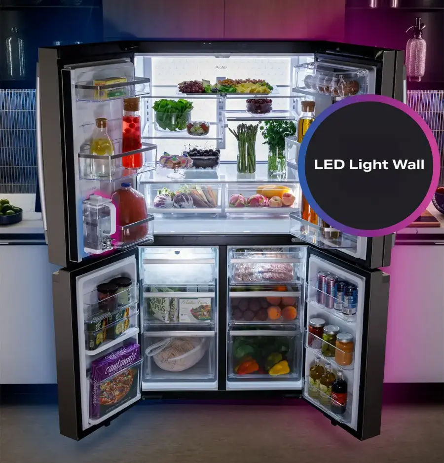The text on the image reads "LED Light Wall B."