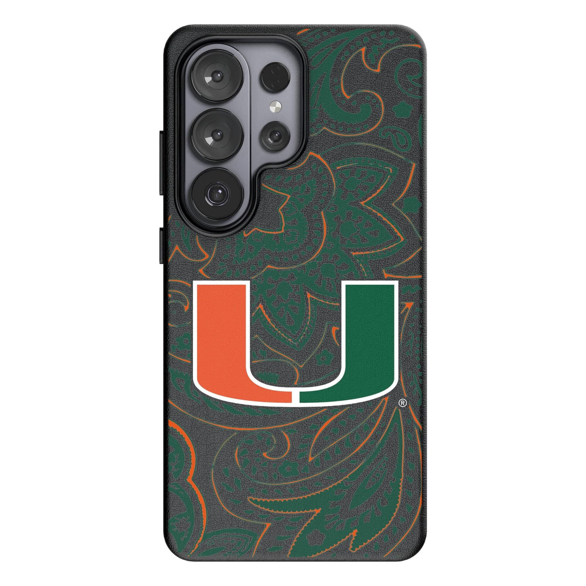 Keyscaper - NCAA - Miami Hurricanes Paisley Galaxy Magnetic Bump Case - S26 Ultra - Black price history on PriceWatchPro