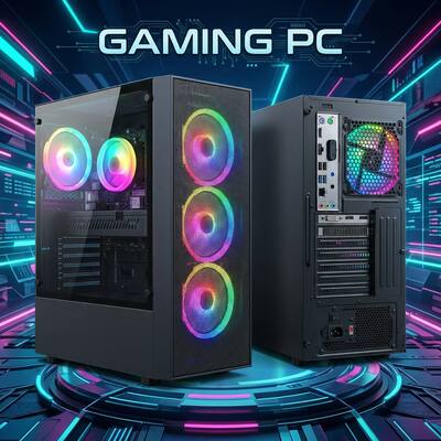 STGAubron Gaming PC Computer Desktop, Radeon RX 580 8G, Intel Core STGAubron Gaming PC Computer Desktop, Radeon RX 580 8G, Intel Core