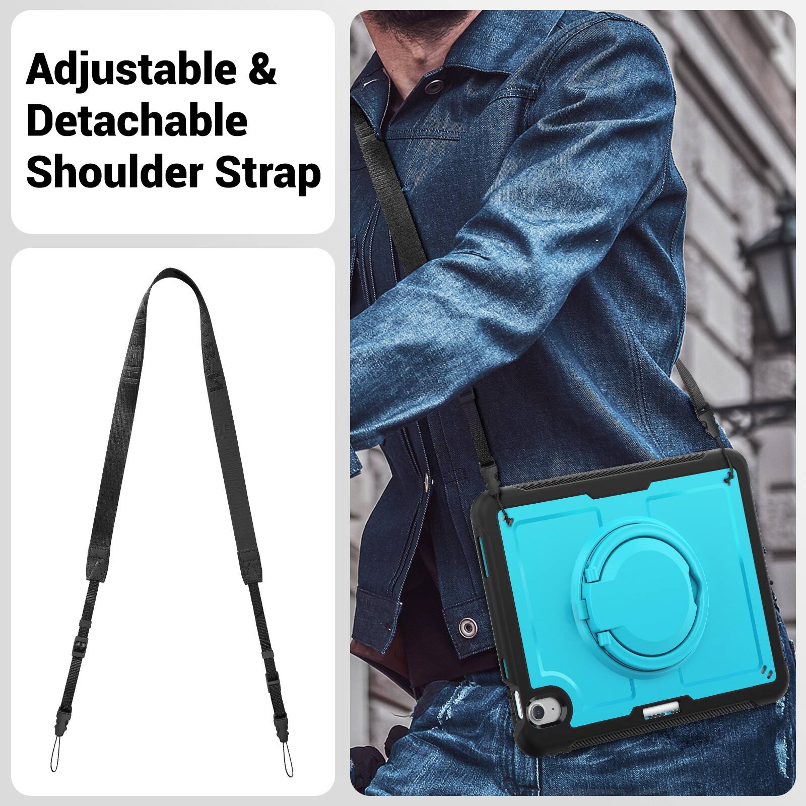 Adjustable & Detachable Shoulder Strap