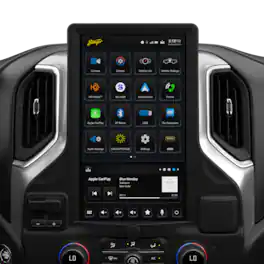 Stinger - 12.8" Android Auto/Apple CarPlay Bluetooth Digital Media Receiver for 2019-2023 Chevrolet Silverado/GMC Sierra Vehicles - Black