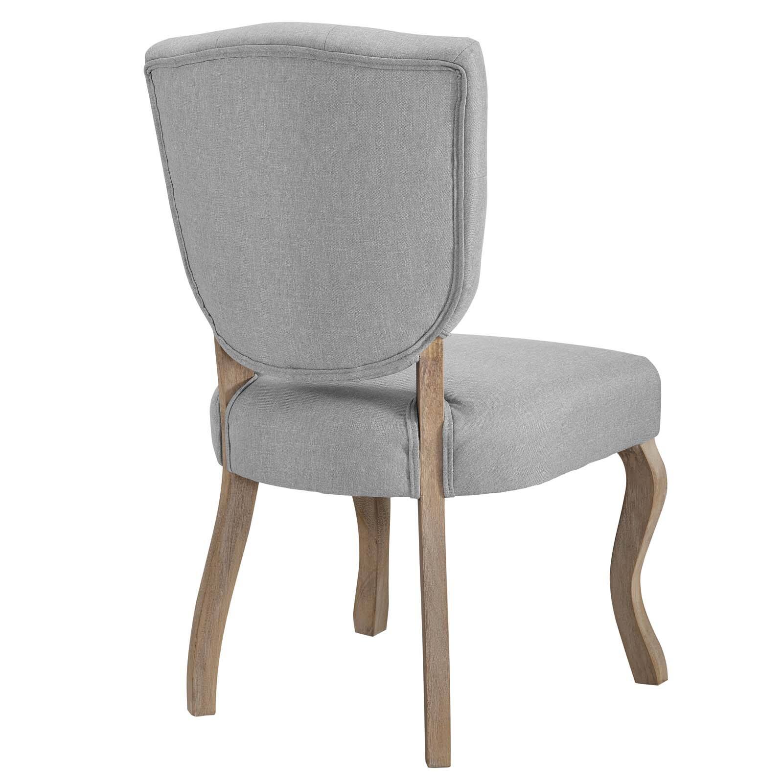 Back. Modway - Array Dining Side Chair Set of 2 by Modway - Light Gray.