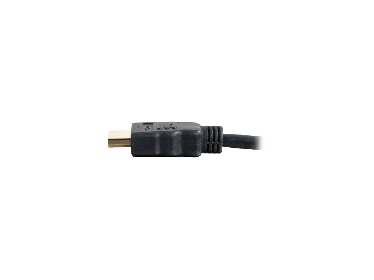 Alt View 2. Cables to Go - C2G 50611 4K HDMI Cable with Ethernet (12 Ft, Black).