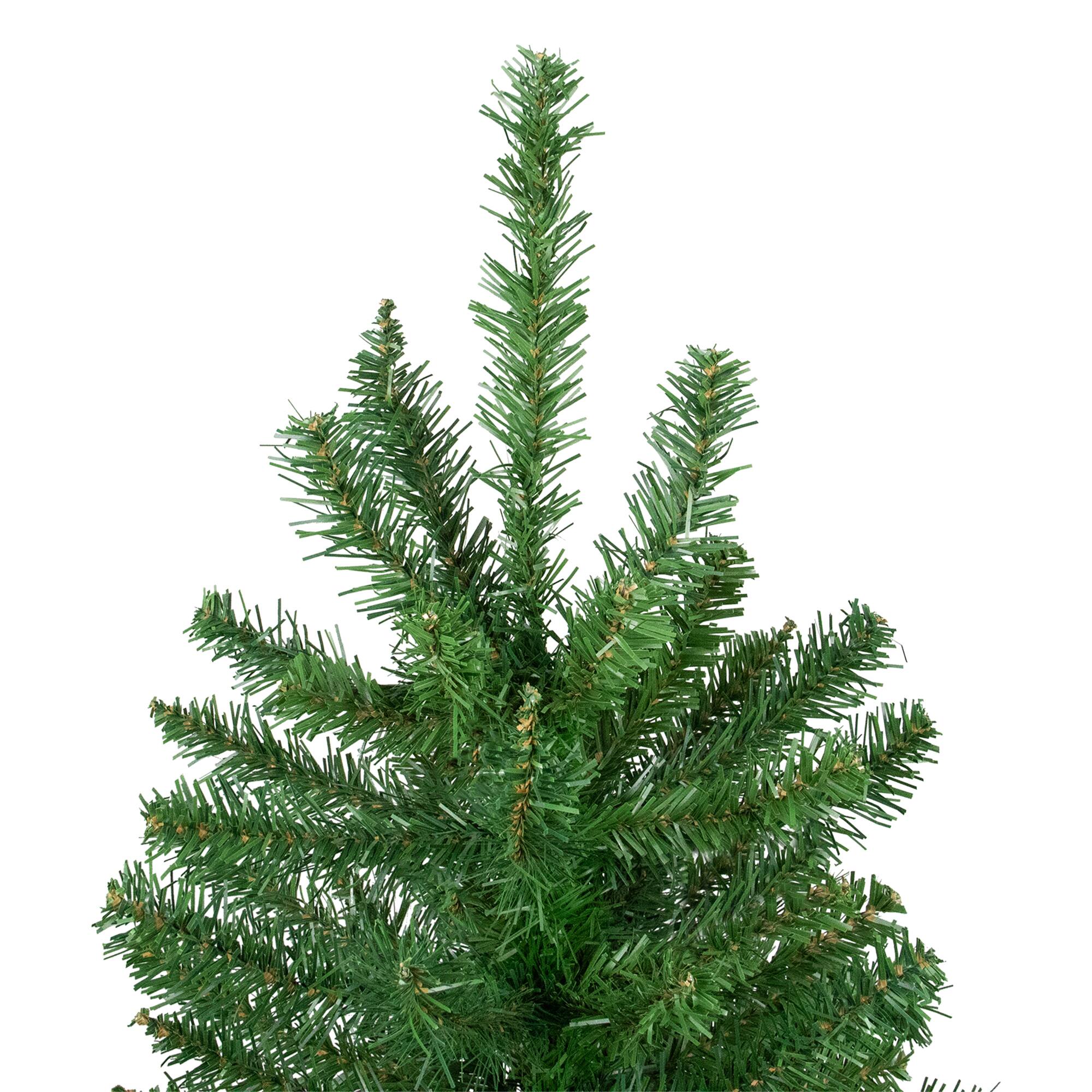 Alt View 3. Northlight - 6.5' Winona Fir Artificial Christmas Tree, Unlit - Green.