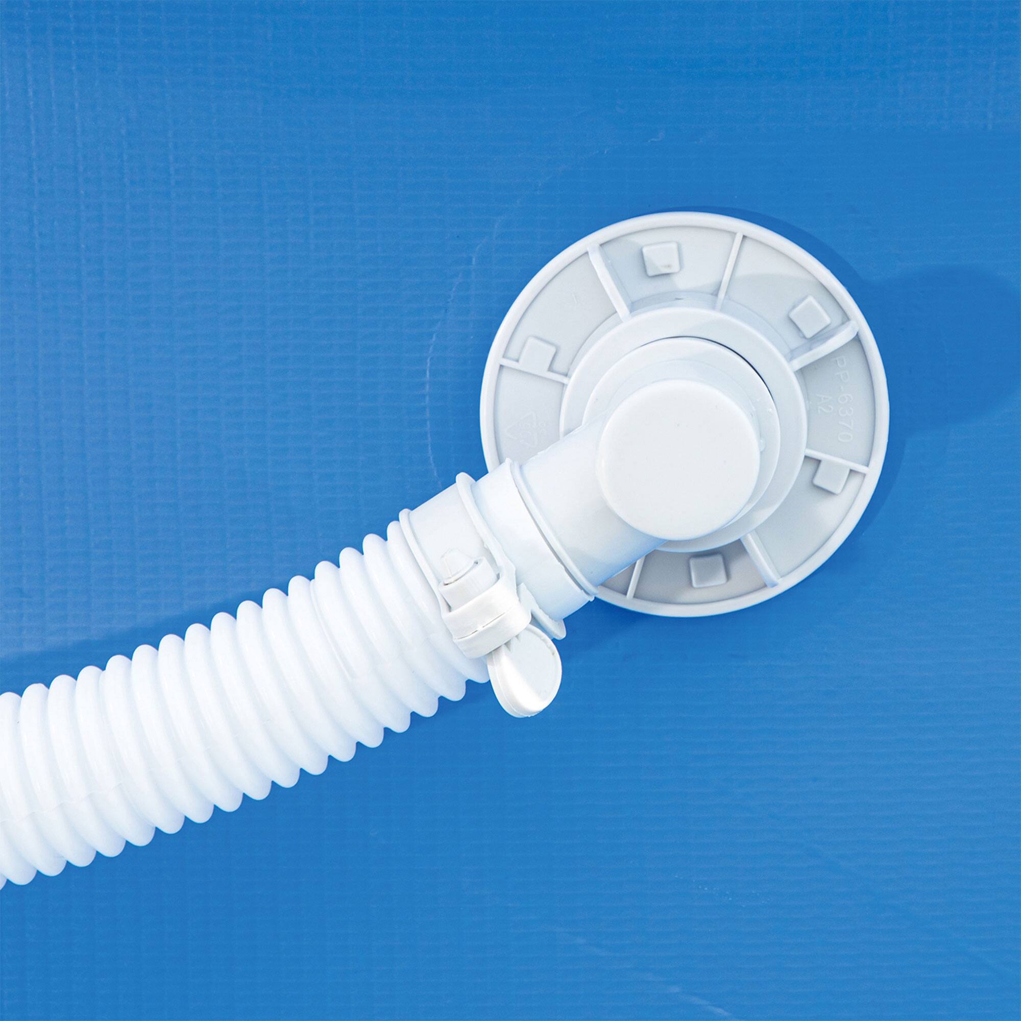 Alt View 4. Funsicle - Funsicle 59"x1.5" Universal Replacement Hose Kit for Above Ground Swimming Pool - White.