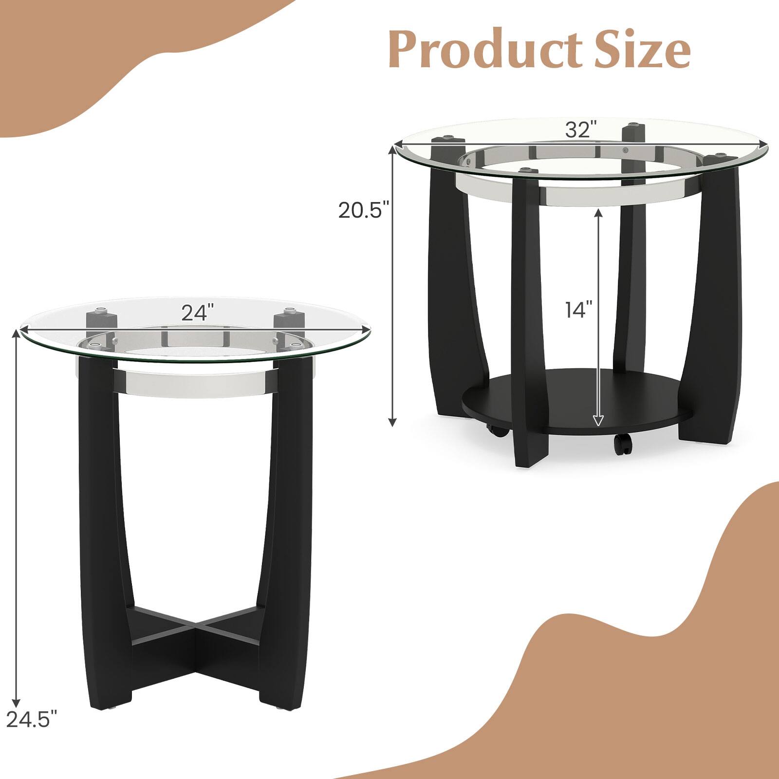Product Size: 32" x 20.5" x 24" x 14" x 24.5"