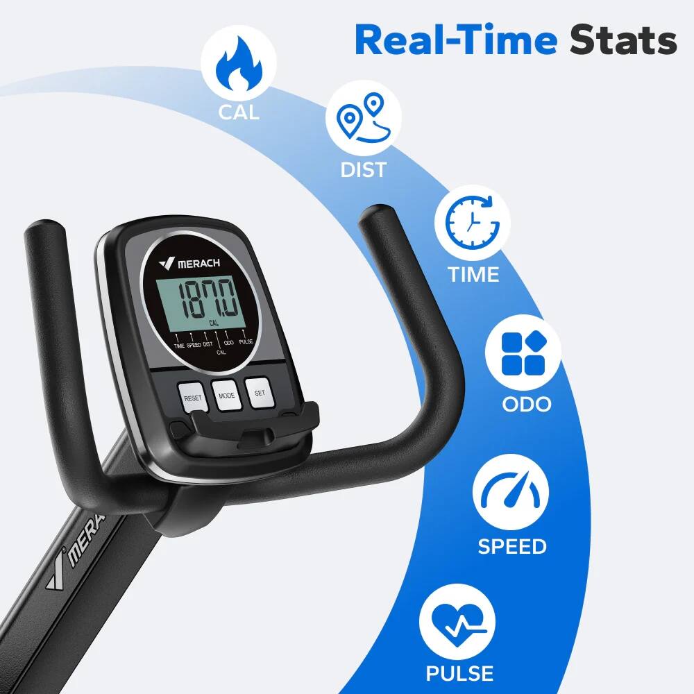 Real-Time Stats  
CAL DIST MERACH 1800 CAL  
1 im abe PSE TMEL SPSED CAL TIME RESET MODE SET ODO MERA SPEED PULSE