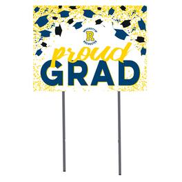 Jardine - Rochester Yellow Jackets 18" x 24" Proud Grad Yard Sign - White
