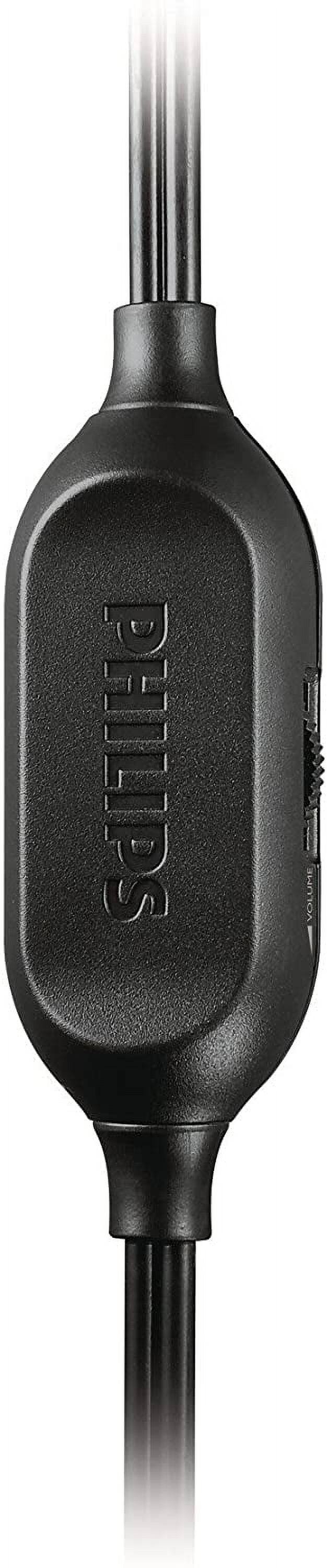 Alt View 1. Philips - Over-Ear Wired Stereo Headphones with 6.3mm (1/4") Add On Adapter - Silver.