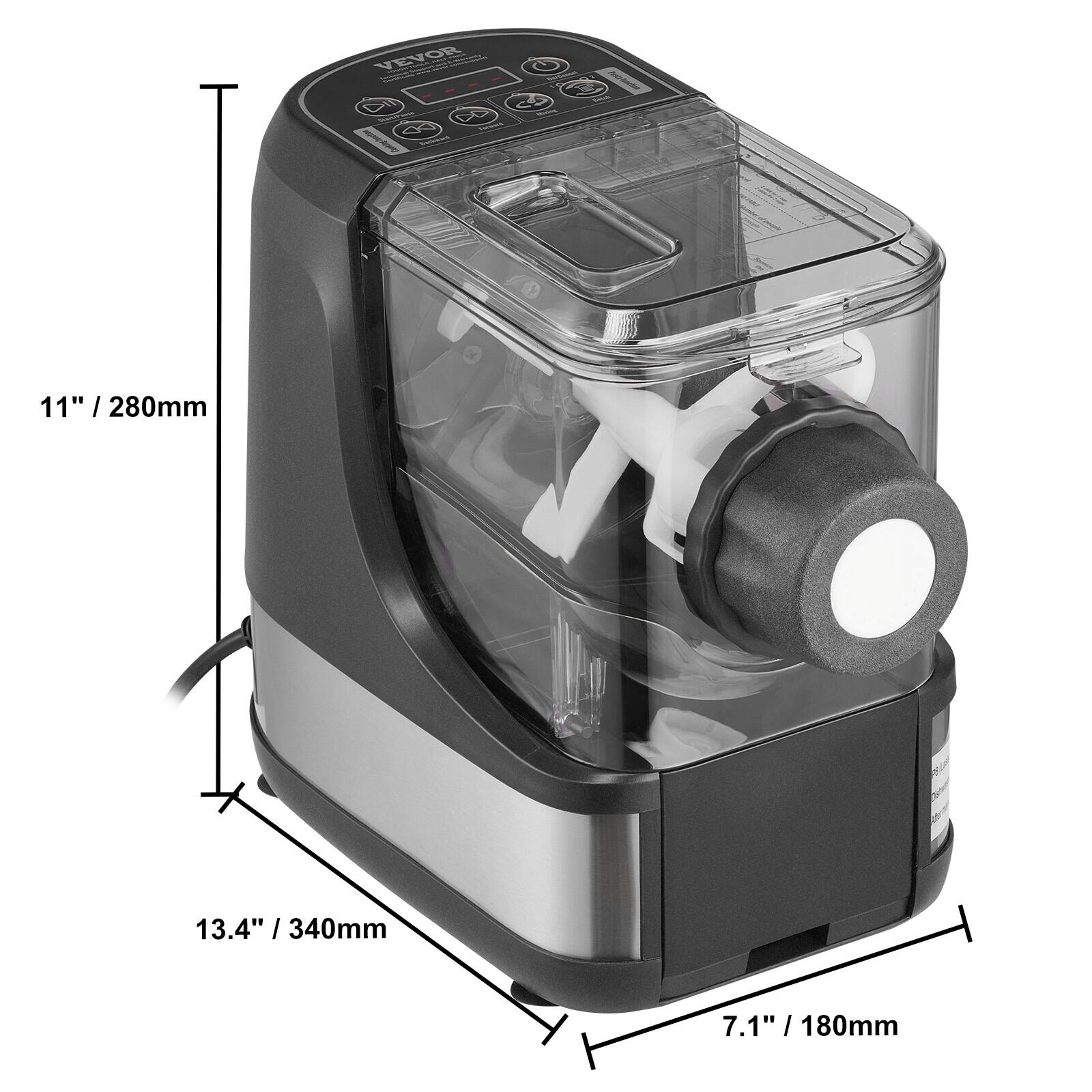 VEVOR 11" / 280mm  
13.4" / 340mm  
7.1" / 180mm