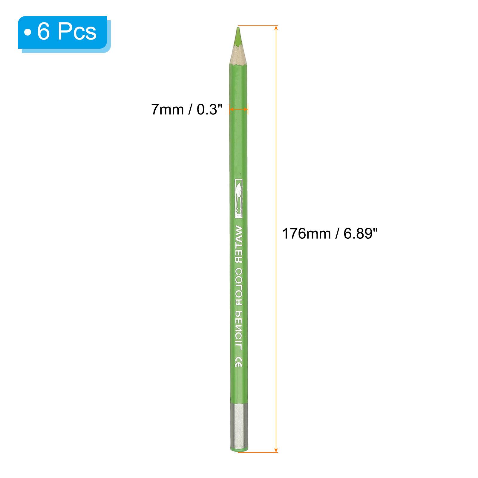 Unique Bargains Watercolor Pencil, 6Pcs Water Soluble Pencils for ...