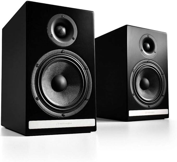 Front. Audioengine - HDP6 150 Watt Passive Speakers - Black.