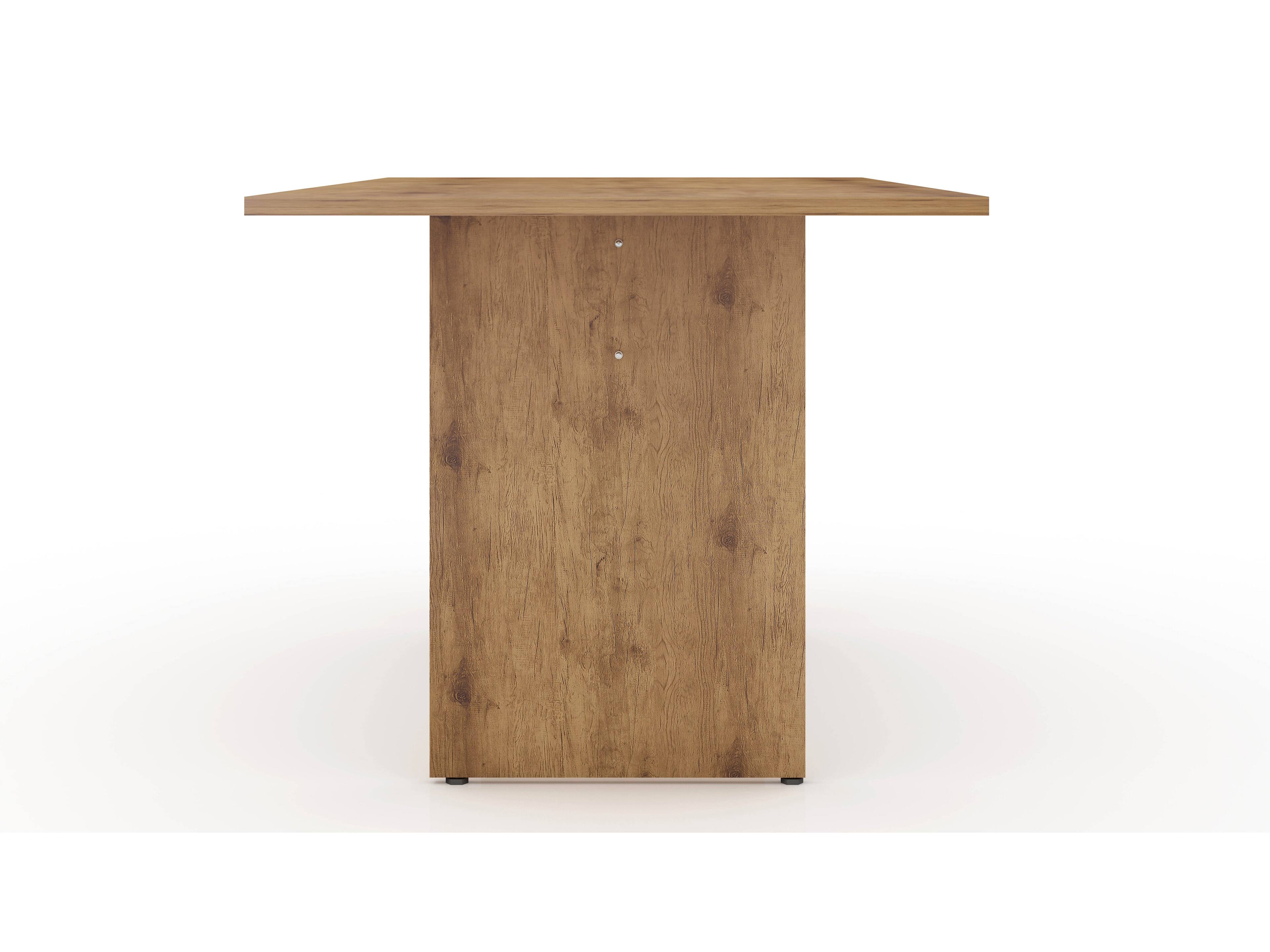 Back. Manhattan Comfort - Nomad Modern 68" Dining Table - Natural.