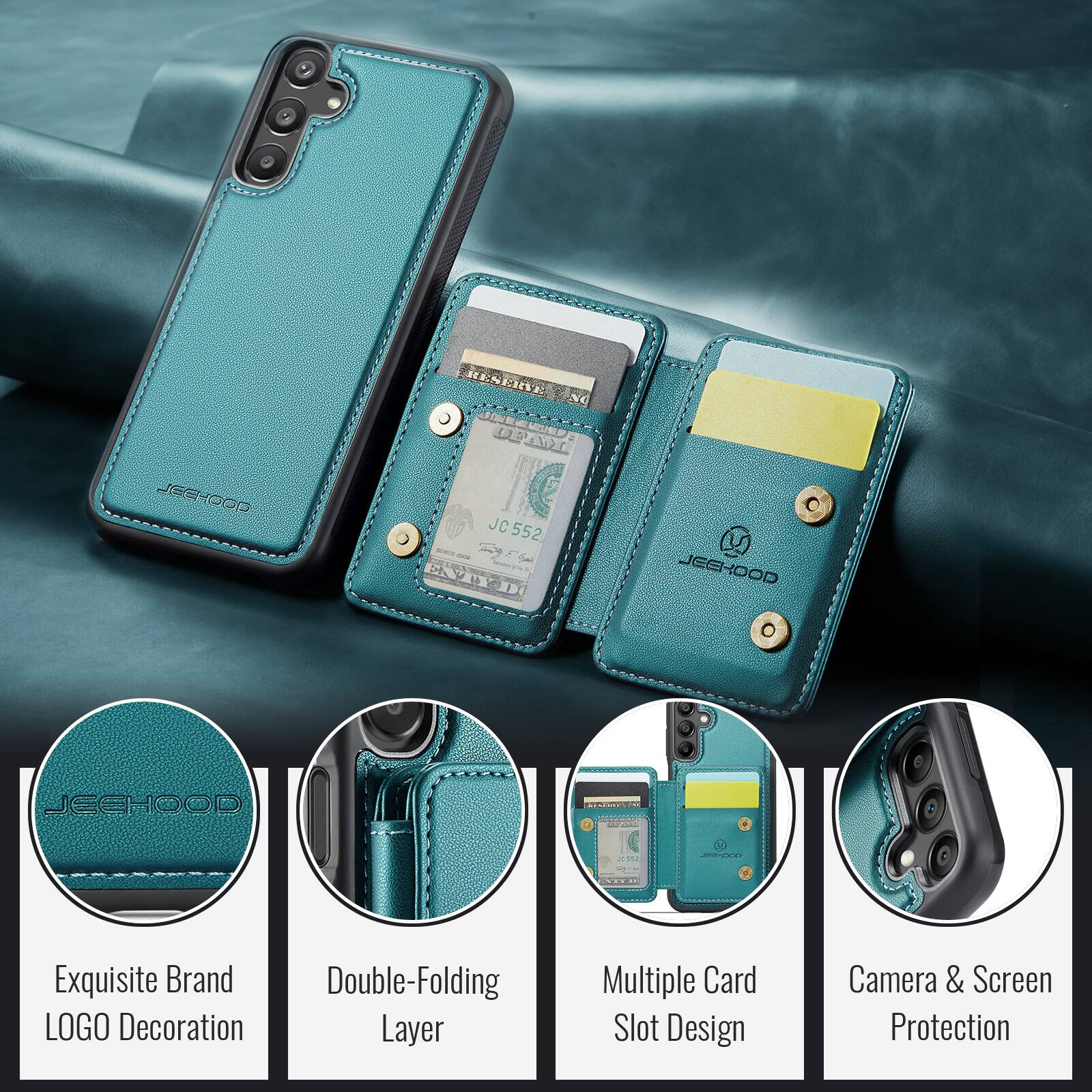 JEEHOOD RENEREA NO UPA JC 552 - JEEHOOD JECHOOD - 1

Exquisite Brand Double-Folding LOGO Decoration Layer Multiple Card Slot Design Camera & Screen Protection