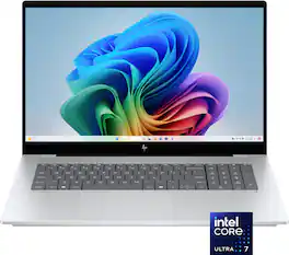 HP - OmniBook X - Copilot+ PC - 17.3" Full HD Touch-Screen Laptop - Intel Core Ultra 7 - 32GB Memory - 2TB SSD - Glacier Silver